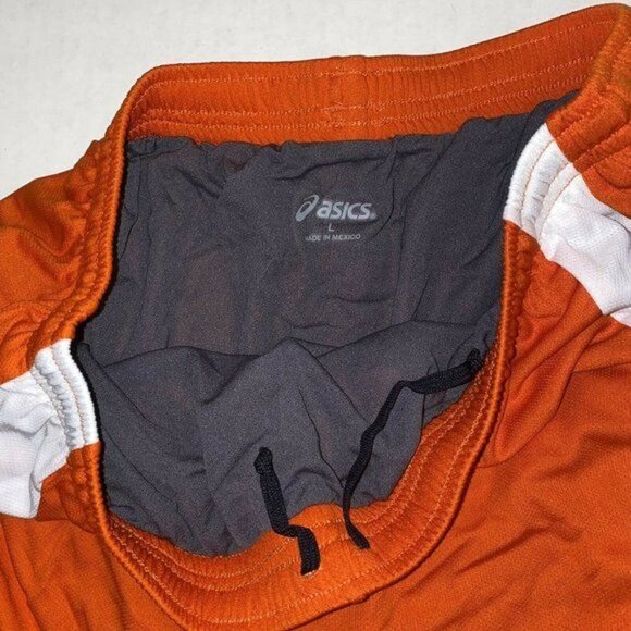 Asics Mens XL Medley Running Shorts‎ Orange White Drawstring Inner Liner NWT - Picture 4 of 9